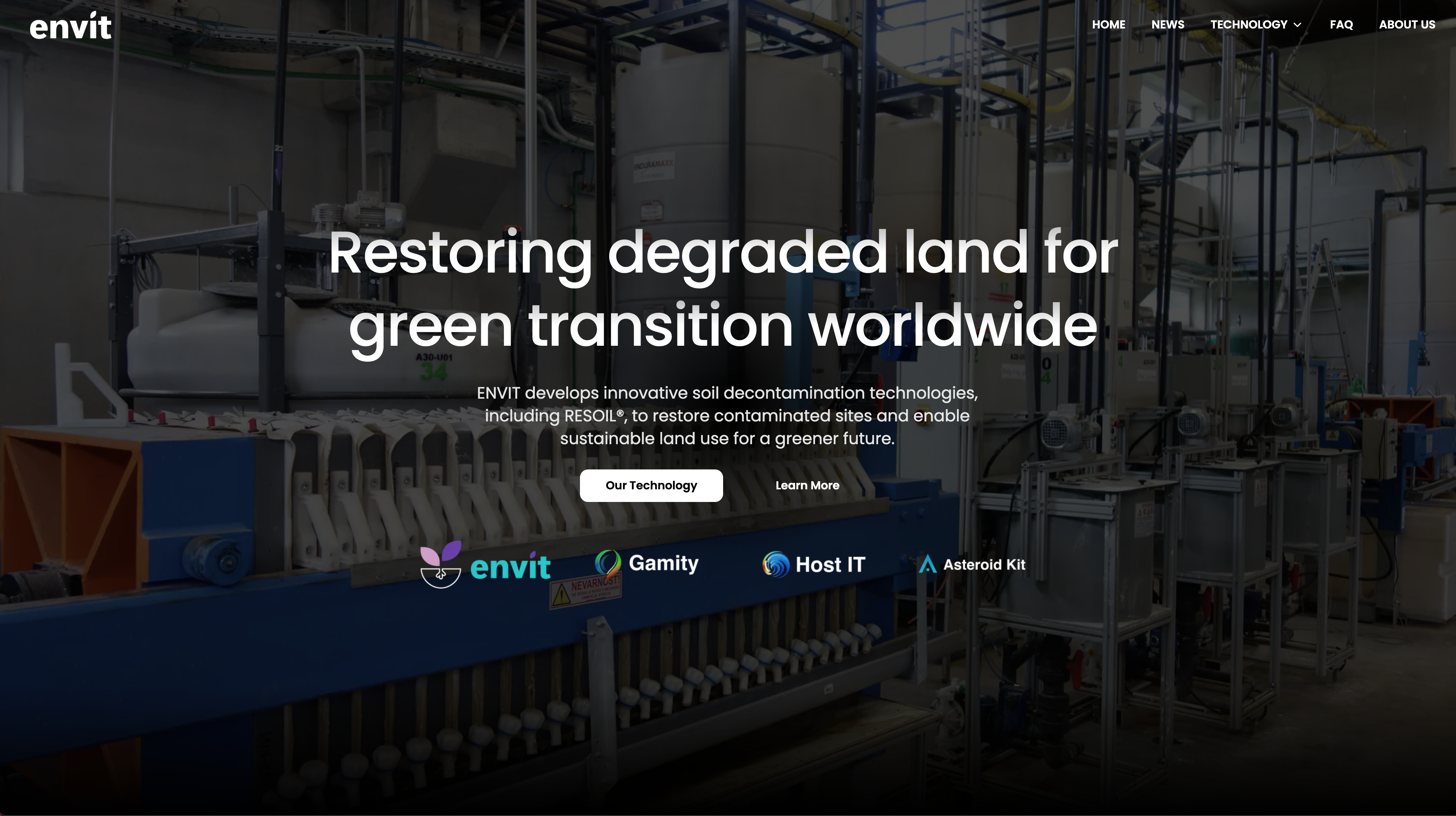 ENVIT Company Website
